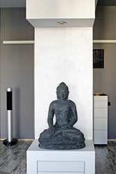 There's big Buddha statue to further set the Zen mood.